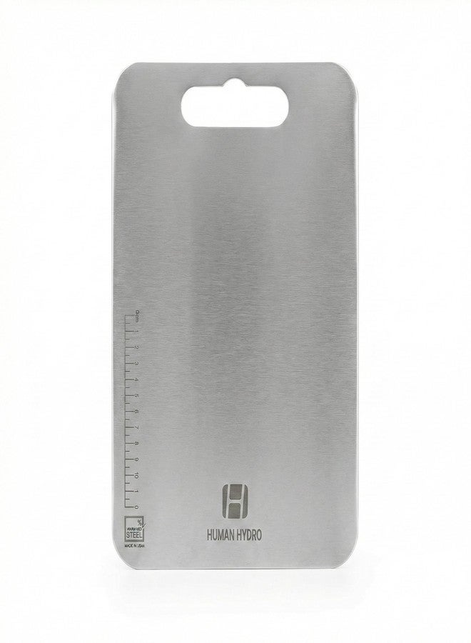 Human Hydro Stainless Steel Chopping Board (31 x 21CM) | Rust-Resistant, Anti-Bacterial & Scratch-Proof | Heavy-Duty Cutting Board for Vegetables, Fruits & Meat | Easy to Clean & Durable - Image 1